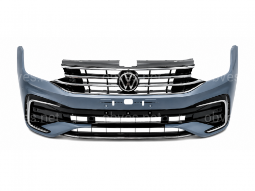 Передний бампер в сборе R-Line для Volkswagen Tiguan 2022-2024
