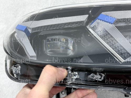 Фары FULL LED 2 линзы BMW 3 series F30 F31 2012-2018 2шт, ГАЛОГЕН В ЛЕД