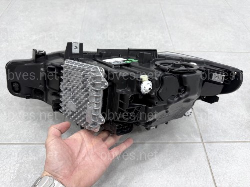 Фары FULL LED 2 линзы BMW 3 series F30 F31 2012-2018 2шт, ГАЛОГЕН В ЛЕД