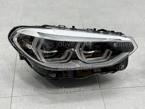 Фары Adaptive LED до рестайлинга комплектные с блоками для BMW X3 G01 F97 / X4 G02 F98 2018-2021 2шт.