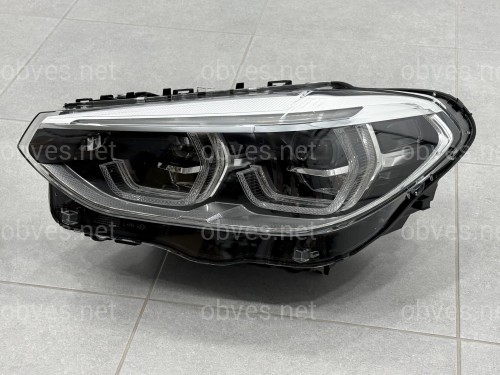Фары Adaptive LED до рестайлинга комплектные с блоками для BMW X3 G01 F97 / X4 G02 F98 2018-2021 2шт.