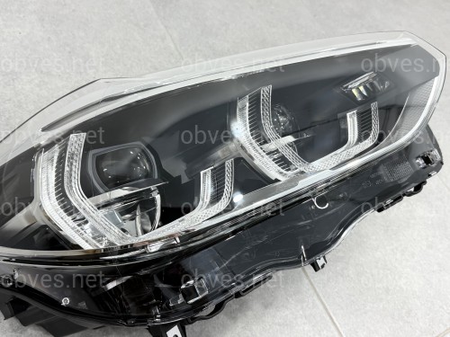 Фары Adaptive LED до рестайлинга комплектные с блоками для BMW X3 G01 F97 / X4 G02 F98 2018-2021 2шт.