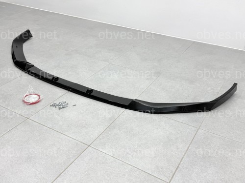 Накладка переднего бампера M-Paket BMW 5 series G30 G31 LCI 2020-2023, черный глянец Накладка переднего бампера M-Paket BMW 5 series G30 G31 LCI 2020-2023, черный глянец