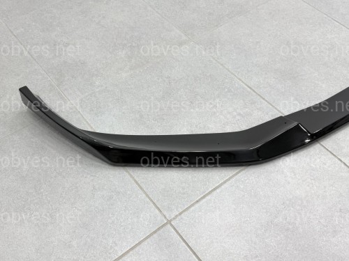 Накладка переднего бампера M-Paket BMW 5 series G30 G31 LCI 2020-2023, черный глянец Накладка переднего бампера M-Paket BMW 5 series G30 G31 LCI 2020-2023, черный глянец