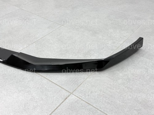 Накладка переднего бампера M-Paket BMW 5 series G30 G31 LCI 2020-2023, черный глянец Накладка переднего бампера M-Paket BMW 5 series G30 G31 LCI 2020-2023, черный глянец