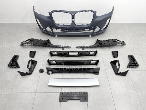 Передний бампер M paket в сборе для BMW X3 G01 X4 G02 2022-2025