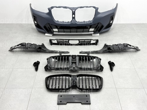 Обвес M paket LCI для BMW X4 G02 2022-2024 (бампера в сборе, арки, пороги, молдинги, вых. трубы)