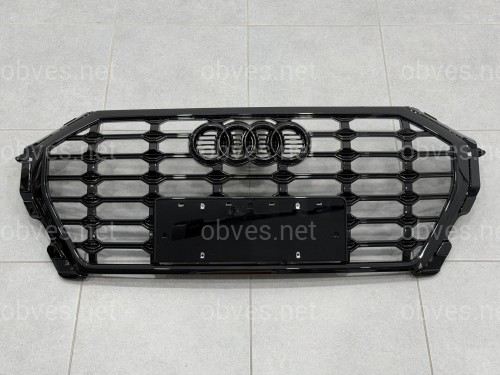 Решетка радиатора S-line BLACK Audi Q3 2019- Решетка радиатора S-line BLACK Audi Q3 2019-