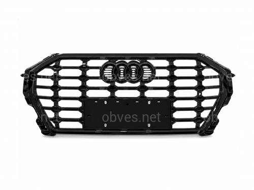 Решетка радиатора S-line BLACK Audi Q3 2019- Решетка радиатора S-line BLACK Audi Q3 2019-