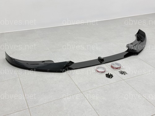 Юбка переднего бампера AC Schnitzer BMW 4 series G22 2020+ ABS пластик, черный глянец Юбка переднего бампера AC Schnitzer BMW 4 series G22 2020+ ABS пластик, черный глянец