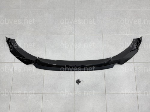 Юбка переднего бампера M-Performance для BMW X3 G01 / X4 G02 2018-2021 ABS пластик, черный глянец