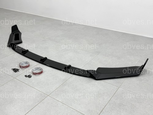 Юбка переднего бампера для BMW X5M F85 X5 F15 2013-2018, цвет черный глянец Юбка переднего бампера для BMW X5M F85 X5 F15 2013-2018, цвет черный глянец