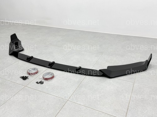 Юбка переднего бампера для BMW X5M F85 X5 F15 2013-2018, цвет черный глянец Юбка переднего бампера для BMW X5M F85 X5 F15 2013-2018, цвет черный глянец
