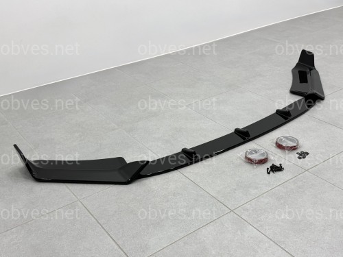 Юбка переднего бампера для BMW X5M F85 X5 F15 2013-2018, цвет черный глянец Юбка переднего бампера для BMW X5M F85 X5 F15 2013-2018, цвет черный глянец