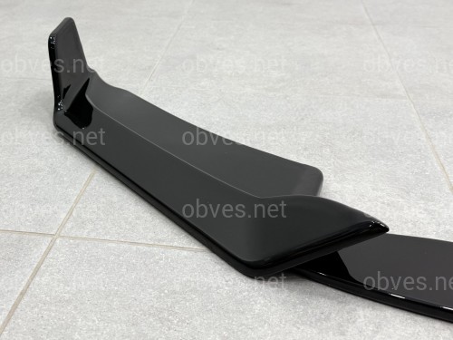 Юбка переднего бампера для BMW X5M F85 X5 F15 2013-2018, цвет черный глянец Юбка переднего бампера для BMW X5M F85 X5 F15 2013-2018, цвет черный глянец