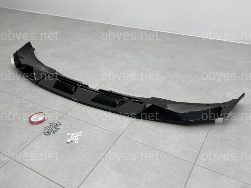 Юбка накладка переднего бампера BMW X5M G05 F95 2019-2022 ABS пластик, черный глянец