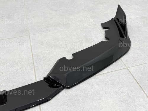 Юбка переднего бампера для BMW X5M G05 F95 2019-2022 ABS пластик, черный глянец