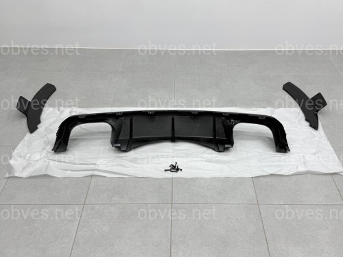 Накладки диффузора заднего бампера для BMW X5M F85 2014-2018 ABS пластик, черный глянец Накладки диффузора заднего бампера для BMW X5M F85 2014-2018 ABS пластик, черный глянец