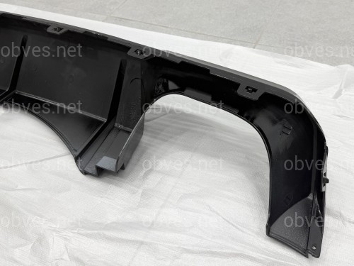 Накладки диффузора заднего бампера для BMW X5M F85 2014-2018 ABS пластик, черный глянец Накладки диффузора заднего бампера для BMW X5M F85 2014-2018 ABS пластик, черный глянец