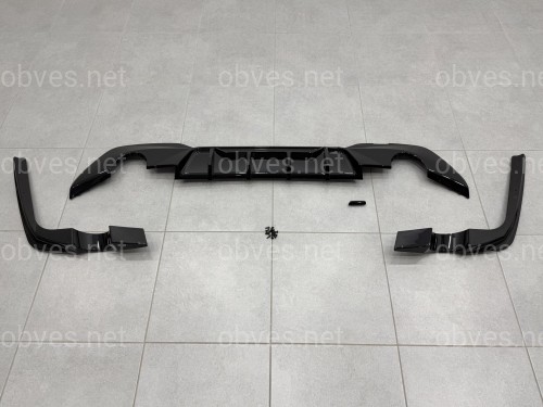 Диффузор заднего бампера с лезвиями M-Performance BMW 3 series G20 2019-2022 Диффузор заднего бампера с лезвиями M-Performance BMW 3 series G20 2019-2022