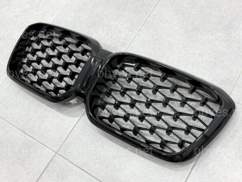 Решетка радиатора на BMW X3 G01, X4 G02 2021- Shadow-line 51135A1AC59
