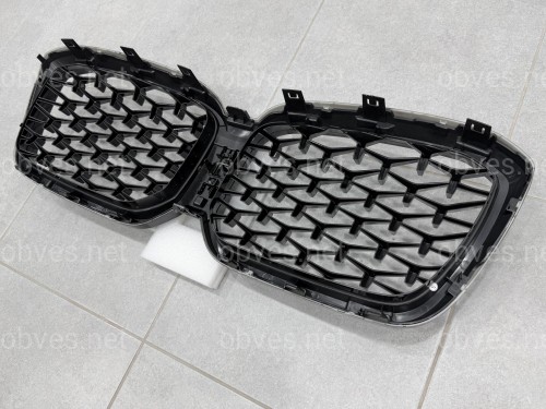 Решетка радиатора на BMW X3 G01, X4 G02 2021- Shadow-line 51135A1AC59