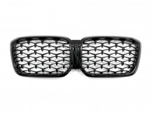 Решетка радиатора на BMW X3 G01, X4 G02 2021- Shadow-line 51135A1AC59