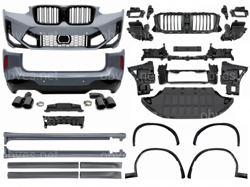 Комплект обвеса X3M BMW X3 G01 F97 2022-2024 Комплект обвеса X3M BMW X3 G01 F97 2022-2024