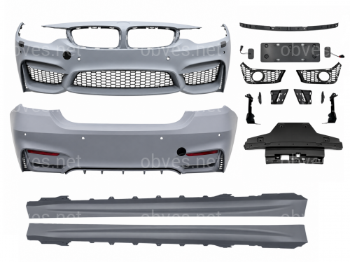 Комплект обвеса M4 для BMW 4 series F36 Gran Coupe 2013-2020 Комплект обвеса M4 для BMW 4 series F36 Gran Coupe 2013-2020