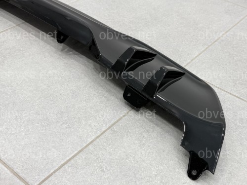 Диффузор заднего бампера M Performance BMW X5 G05 2018+ ABS пластик, цвет черный глянец Диффузор заднего бампера M Performance BMW X5 G05 2018+ ABS пластик, цвет черный глянец