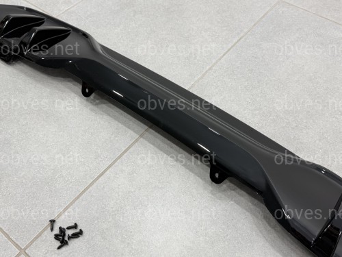 Диффузор заднего бампера M Performance BMW X5 G05 2018+ ABS пластик, цвет черный глянец Диффузор заднего бампера M Performance BMW X5 G05 2018+ ABS пластик, цвет черный глянец
