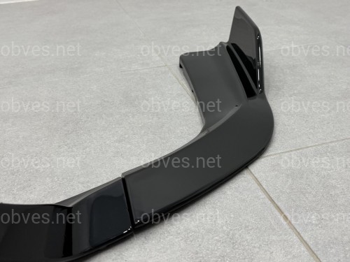 Накладки диффузора заднего бампера Paradigma BMW X6 F16 2013-2018, цвет черный глянец