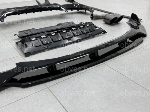 Комплект обвеса M-Performance (юбка, диффузор, лезвия, спойлер, трубы) для BMW X3 G01 2018-2021, цвет черный глянец Комплект обвеса M-Performance (юбка, диффузор, лезвия, спойлер, трубы) для BMW X3 G01 2018-2021, цвет черный глянец