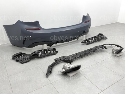 Бампер задний с насадками M340i для BMW 3 series G20 2018-2022