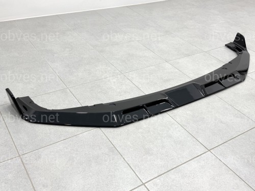 Юбка накладка переднего бампера BMW X5M G05 F95 2023+ ABS пластик, черный глянец Юбка накладка переднего бампера BMW X5M G05 F95 2023+ ABS пластик, черный глянец