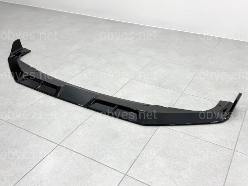 Юбка накладка переднего бампера BMW X5M G05 F95 2023+ ABS пластик, черный глянец Юбка накладка переднего бампера BMW X5M G05 F95 2023+ ABS пластик, черный глянец