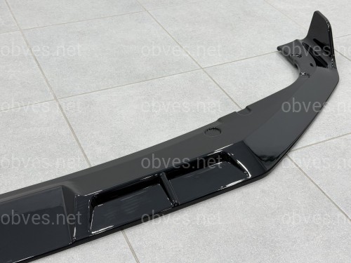 Юбка накладка переднего бампера BMW X5M G05 F95 2023+ ABS пластик, черный глянец Юбка накладка переднего бампера BMW X5M G05 F95 2023+ ABS пластик, черный глянец