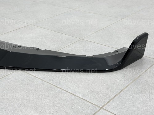 Юбка накладка переднего бампера BMW X5M G05 F95 2023+ ABS пластик, черный глянец Юбка накладка переднего бампера BMW X5M G05 F95 2023+ ABS пластик, черный глянец