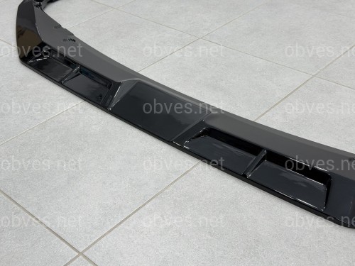 Юбка накладка переднего бампера BMW X5M G05 F95 2023+ ABS пластик, черный глянец Юбка накладка переднего бампера BMW X5M G05 F95 2023+ ABS пластик, черный глянец