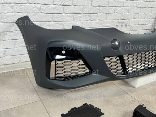 Передний бампер M paket BMW 3 series G20 G21 2019-2022
