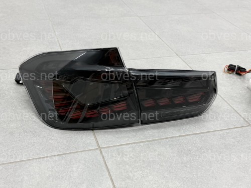 Задние LED фонари стиль M4 для BMW 3 series F30 2012-2018 дымчатые, комплект 4шт. Задние LED фонари стиль M4 для BMW 3 series F30 2012-2018 дымчатые, комплект 4шт.