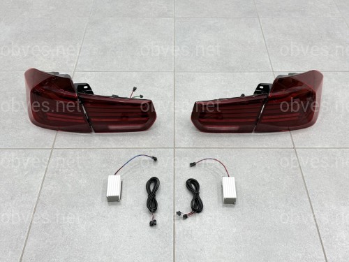 Задние LED фонари стиль CSL для BMW 3 series F30 2012-2018 красные, комплект 4шт. Задние LED фонари стиль CSL для BMW 3 series F30 2012-2018 красные, комплект 4шт.