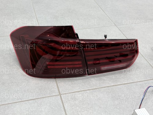 Задние LED фонари стиль CSL для BMW 3 series F30 2012-2018 красные, комплект 4шт. Задние LED фонари стиль CSL для BMW 3 series F30 2012-2018 красные, комплект 4шт.