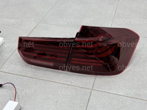Задние LED фонари стиль CSL для BMW 3 series F30 2012-2018 красные, комплект 4шт. Задние LED фонари стиль CSL для BMW 3 series F30 2012-2018 красные, комплект 4шт.