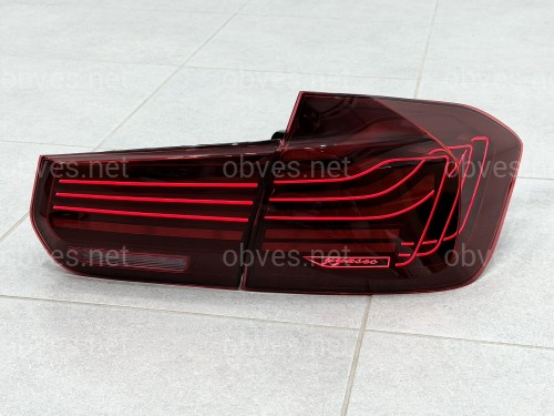 Задние LED фонари стиль CSL для BMW 3 series F30 2012-2018 красные, комплект 4шт. Задние LED фонари стиль CSL для BMW 3 series F30 2012-2018 красные, комплект 4шт.