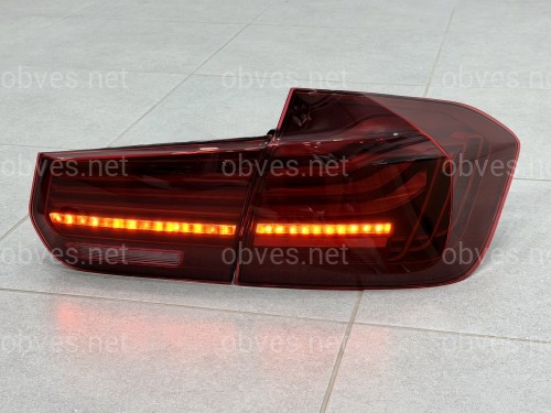 Задние LED фонари стиль CSL для BMW 3 series F30 2012-2018 красные, комплект 4шт. Задние LED фонари стиль CSL для BMW 3 series F30 2012-2018 красные, комплект 4шт.