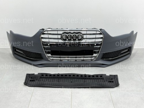 Бампер передний в сборе S-Line для Audi A4 B8 2012-2015 Бампер передний в сборе S-Line для Audi A4 B8 2012-2015