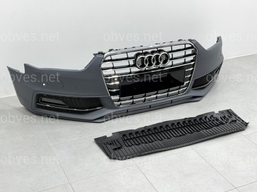 Бампер передний в сборе S-Line для Audi A4 B8 2012-2015 Бампер передний в сборе S-Line для Audi A4 B8 2012-2015
