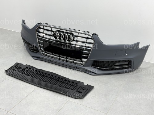 Бампер передний в сборе S-Line для Audi A4 B8 2012-2015 Бампер передний в сборе S-Line для Audi A4 B8 2012-2015