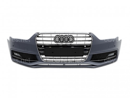 Бампер передний в сборе S-Line для Audi A4 B8 2012-2015 Бампер передний в сборе S-Line для Audi A4 B8 2012-2015